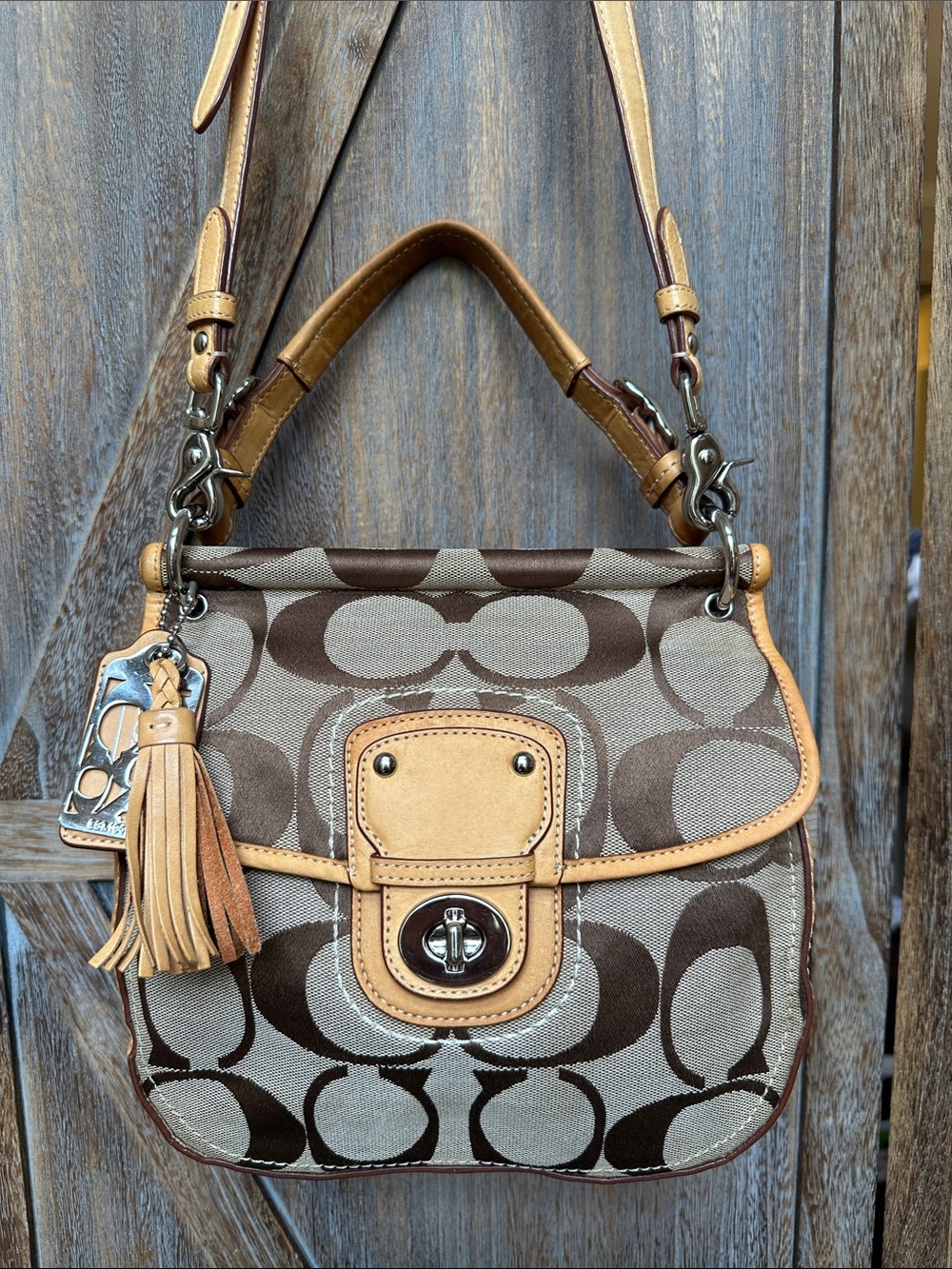 Coach 70th Anniversary Limited Edition Willis Legacy Top Handle Crossbody Bag - Picture 2 of 16